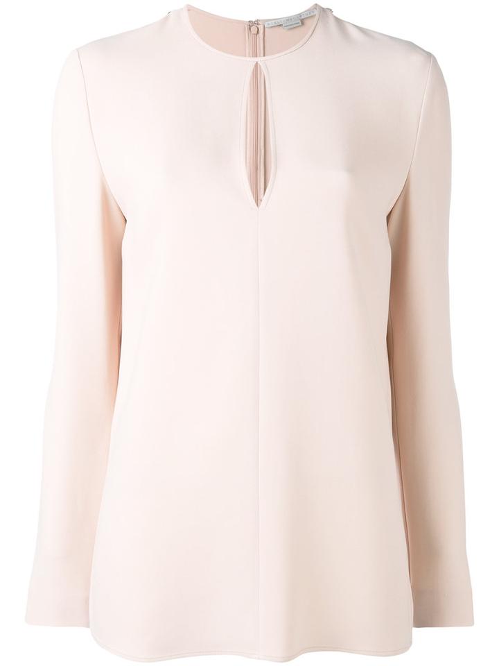 Stella Mccartney - Viscose Blend Blouse - Women - Spandex/elastane/acetate/viscose/aluminium - 42, Pink/purple, Spandex/elastane/acetate/viscose/aluminium