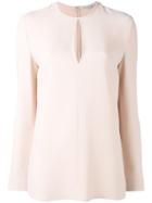 Stella Mccartney - Viscose Blend Blouse - Women - Spandex/elastane/acetate/viscose/aluminium - 42, Pink/purple, Spandex/elastane/acetate/viscose/aluminium