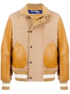 Junya Watanabe Man Patchwork Leather Jacket - Neutrals