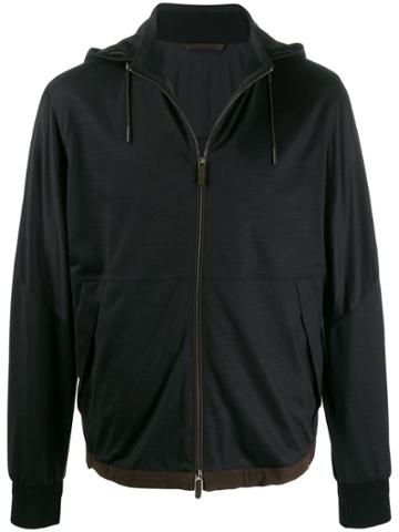 Ermenegildo Zegna Hooded Sports Jacket - Black