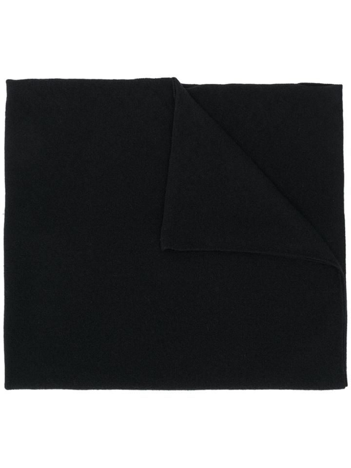 Pringle Of Scotland Cashmere Blanket Scarf In Black