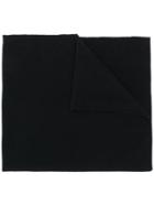 Pringle Of Scotland Cashmere Blanket Scarf In Black