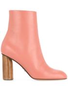 Paul Andrew Ankle Boots - Pink & Purple