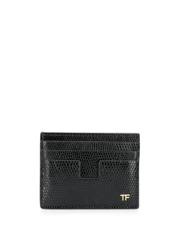 Tom Ford Textured Cardholder - Black