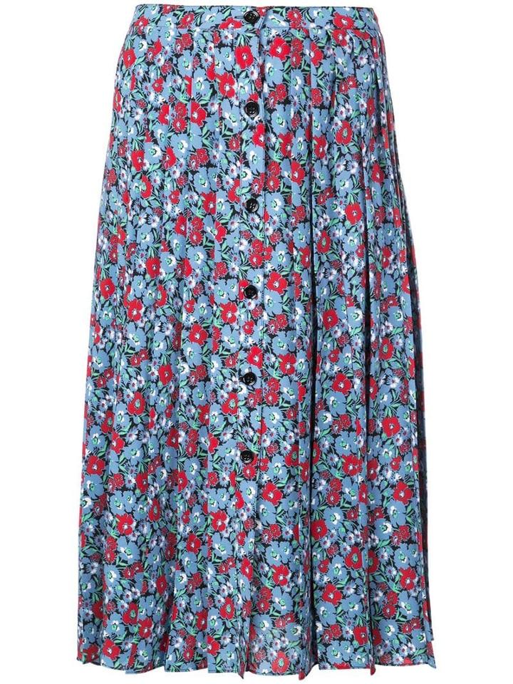 Robert Rodriguez Studio Juliette Pleated Skirt - Blue