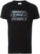 Saint Laurent 'hermetic Psychedelic Existence' T-shirt, Men's, Size: Large, Black, Cotton