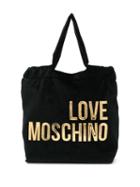Love Moschino Logo Patch Tote - Black