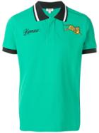 Kenzo Embroidered Logo Polo T-shirt - Green