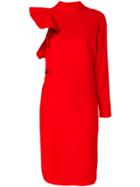 Givenchy Asymmetric Dress - Red