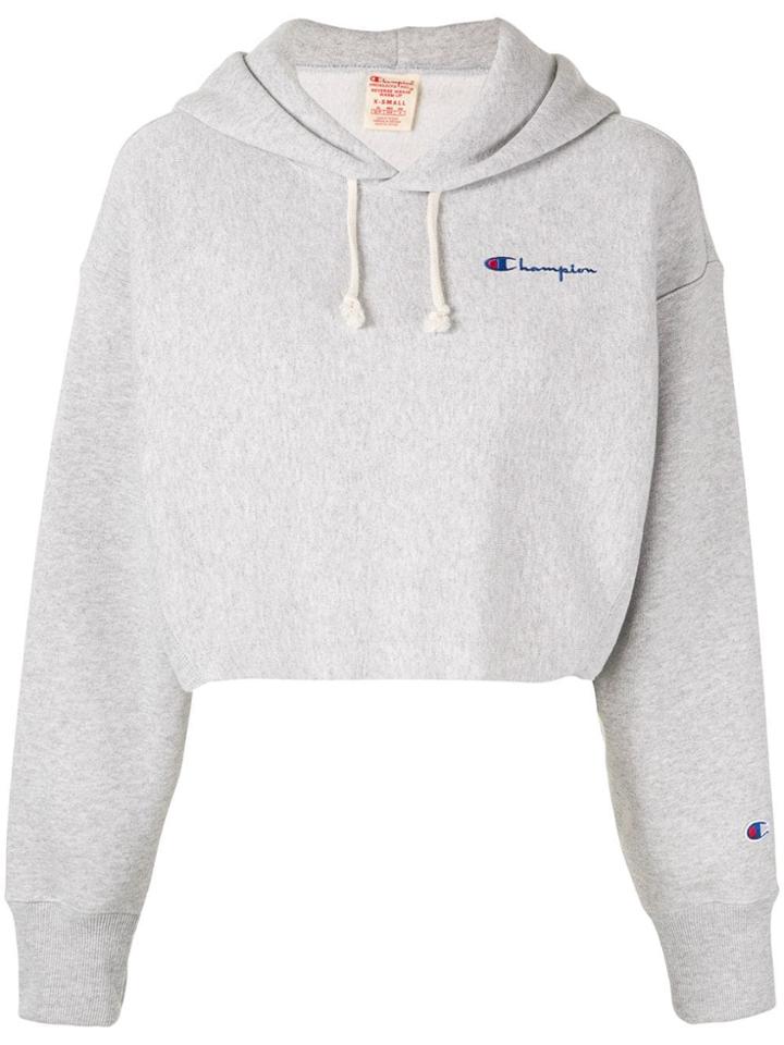 Champion Cropped Sweatshirt - Grey