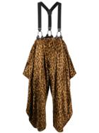 Jean Paul Gaultier Vintage Animal Print Trousers - Brown