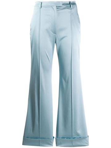House Of Holland Classic Flared Trousers - Blue