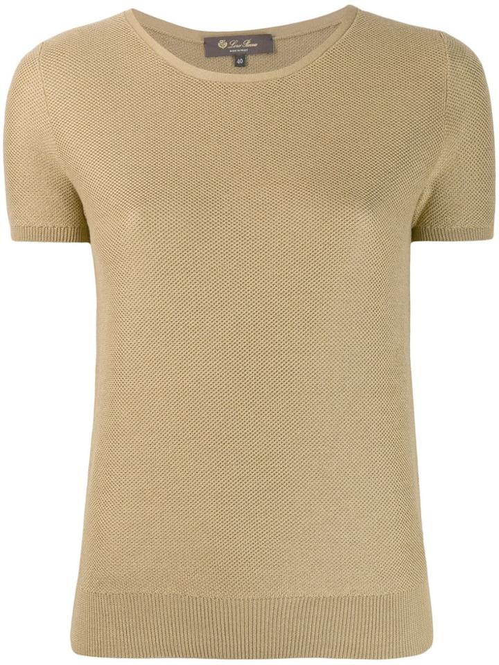 Loro Piana Girocollo Beausoleil T-shirt - Neutrals