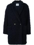 Blugirl Bouclé Coat, Women's, Size: 38, Blue, Acrylic/polyamide/polyester/wool