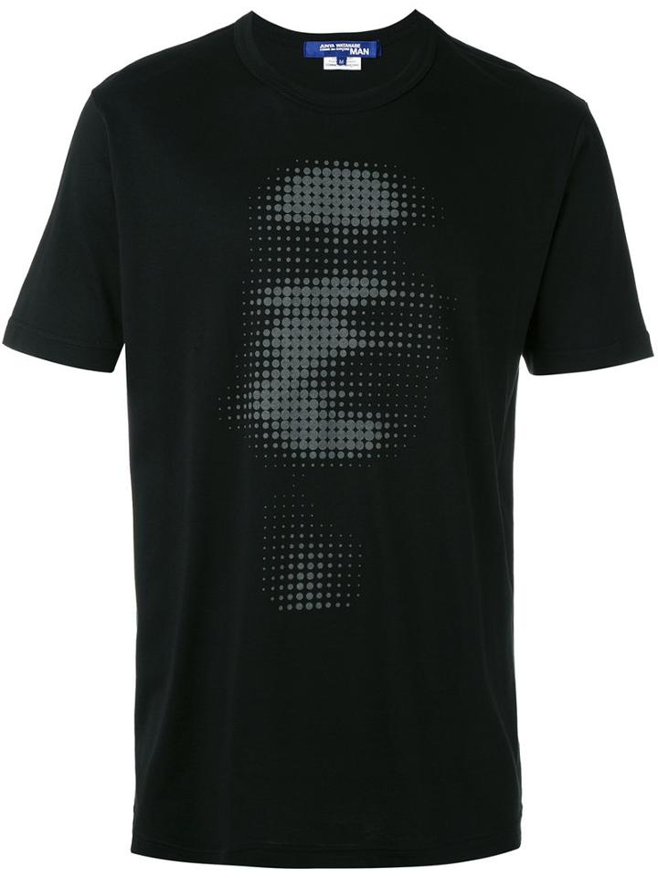 Junya Watanabe Comme Des Garçons Man - Face Print T-shirt - Men - Cotton/rayon - M, Black, Cotton/rayon