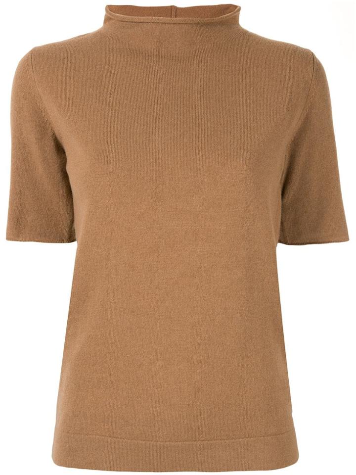 Fabiana Filippi Roll Neck Jumper - Brown