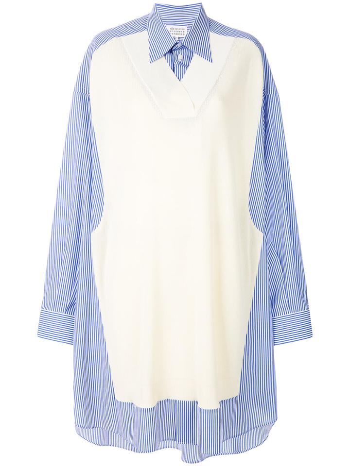 Maison Margiela Long Shirt-jumper - Blue