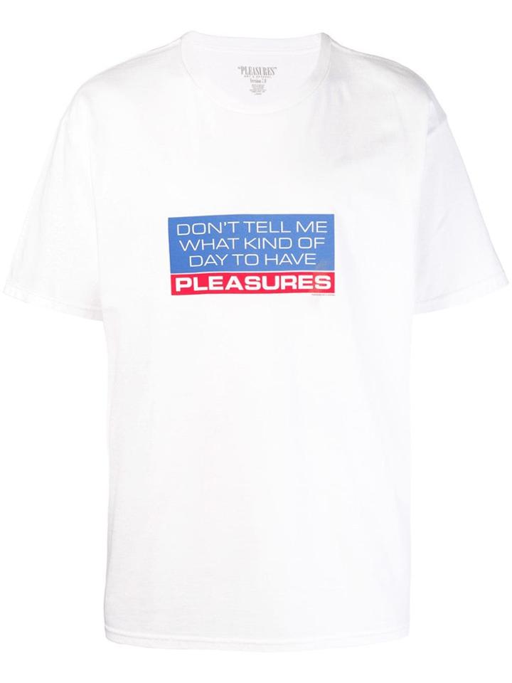 Pleasures Don't Tell Me T-shirt - White