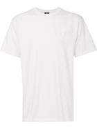 Stussy Logo Embroidered T-shirt, Men's, Size: Medium, White, Cotton