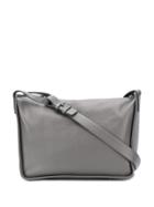Fabiana Filippi Pebbled Leather Shoulder Bag - Grey