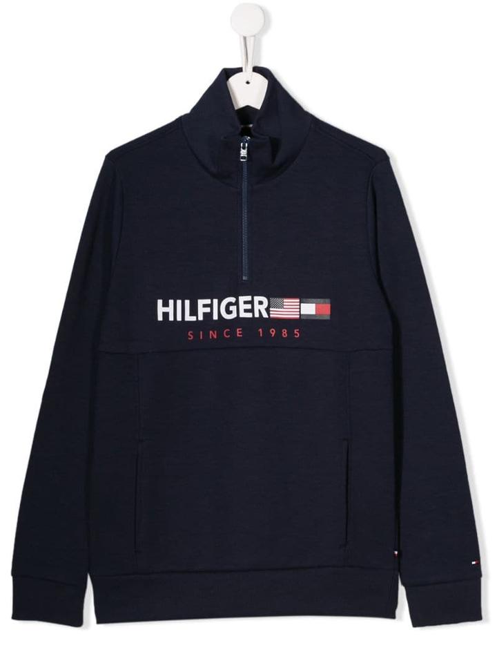 Tommy Hilfiger Junior Teen Flag Logo Sweatshirt - Blue