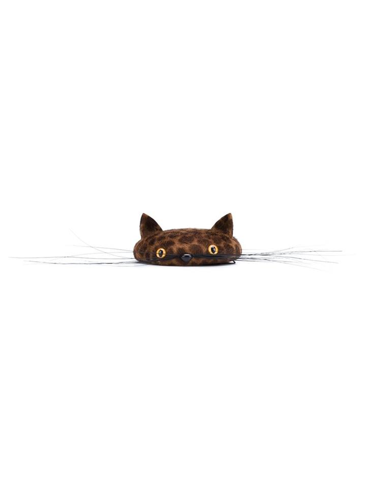 Piers Atkinson 'leopard Cat' Fascinator Hat