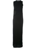 Numero00 - Cut Out Dress - Women - Cotton - M, Black, Cotton