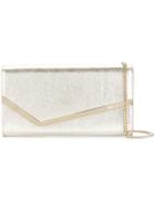 Jimmy Choo Champagne Emmie Clutch Bag - Metallic