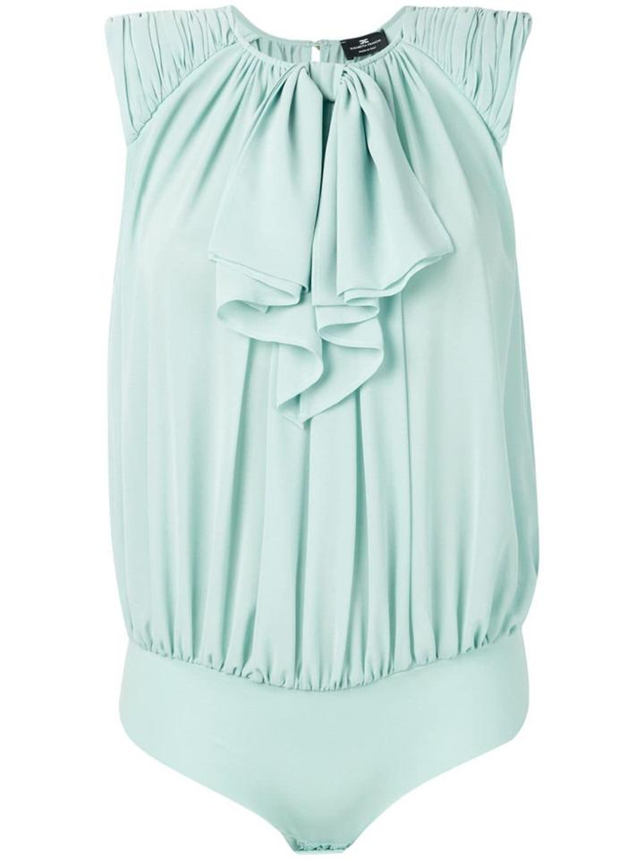 Elisabetta Franchi Bow-front Body - Green