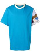 Acne Studios Printed Sleeve T-shirt - Blue