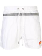 Heron Preston Striped Track Shorts - White