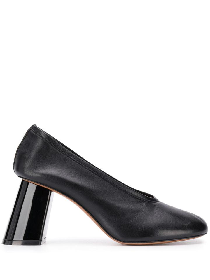 Marni Slanted Heel Pumps - Black