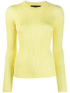 Versace Knitted Medusa Top - Yellow