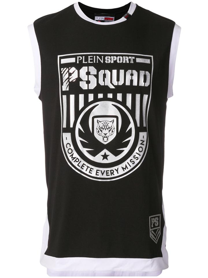 Plein Sport Squad Tank - Black