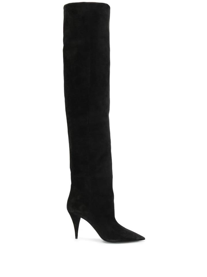 Saint Laurent Kiki Boots - Black
