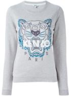 Kenzo 'tiger' Sweatshirt, Women's, Size: Xl, Grey, Cotton