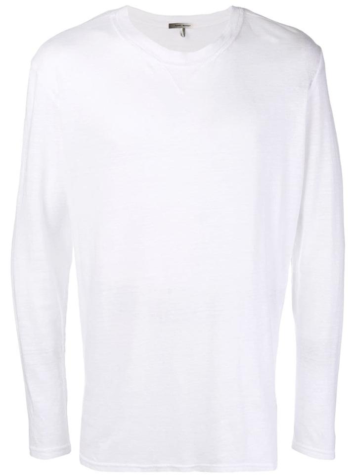 Isabel Marant Crew Neck Top - White