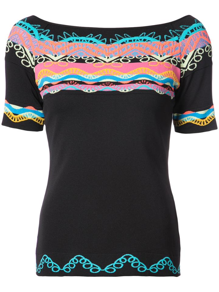 Peter Pilotto Ric-rac Trimmed Top - Black