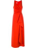 Armani Collezioni Ruffled Sleeveless Gown
