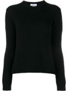 Valentino Crew Neck Jumper, Women's, Size: Large, Black, Cashmere