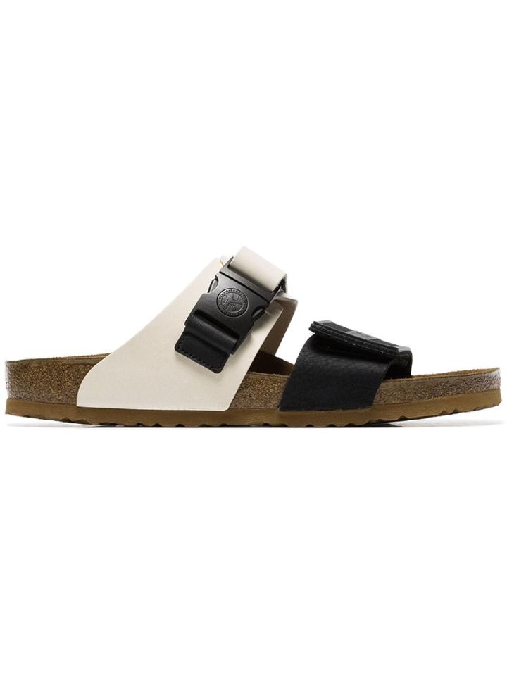 Rick Owens Black And White X Birkenstock Babel Sandals - Neutrals