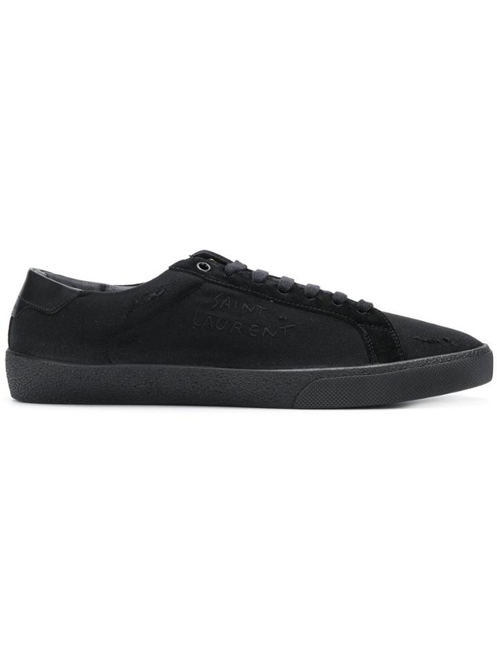 Saint Laurent Court Sl/06 Sneakers - Black