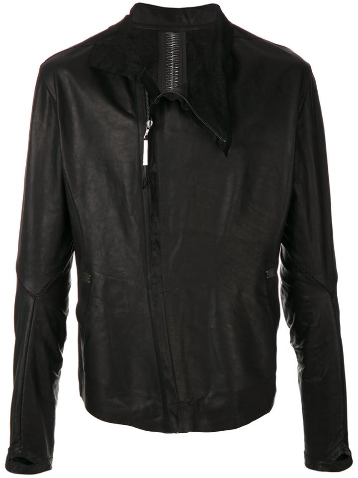 Isaac Sellam Experience Asymmetric Zip Jacket - Black