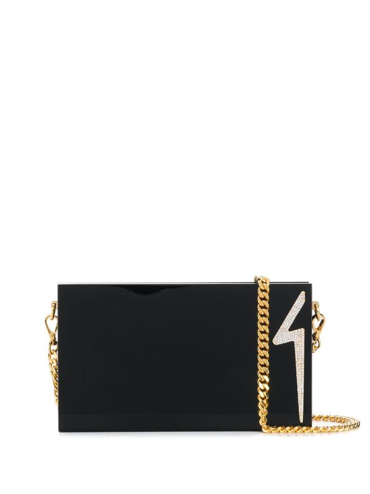 Giuseppe Zanotti G-logo Clutch - Black