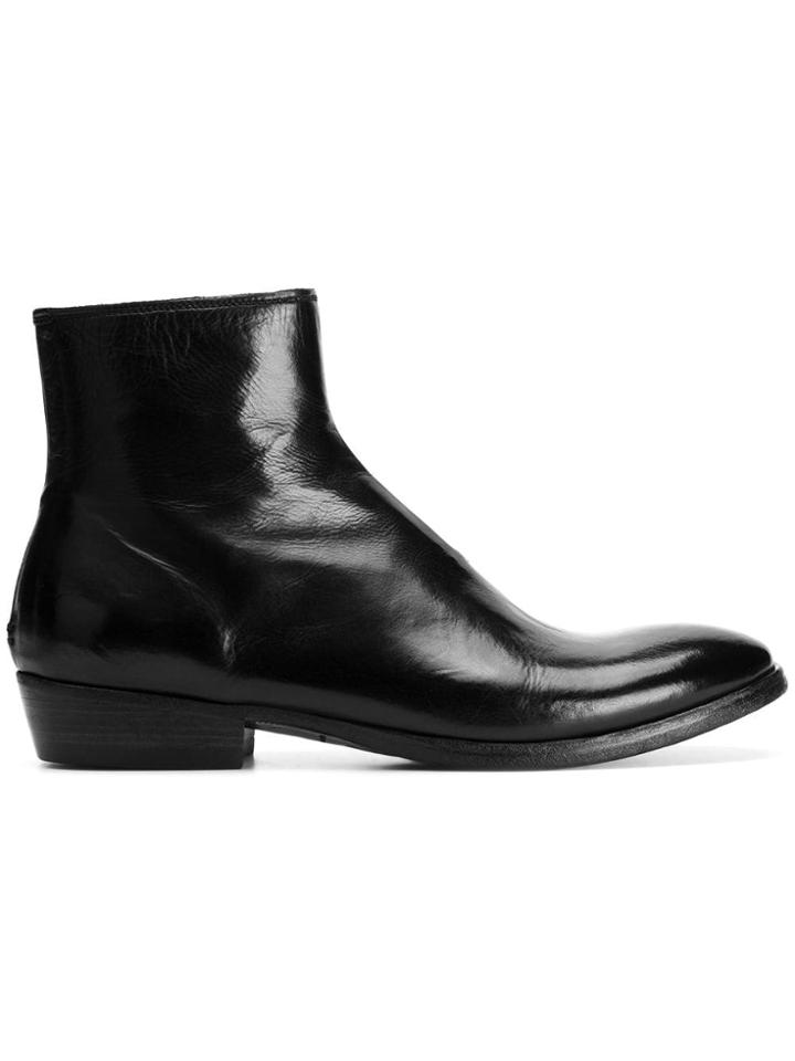 Silvano Sassetti Classic Chelsea Ankle Boots - Black