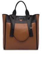 Prada Ouverture Large Leather Bag - Brown