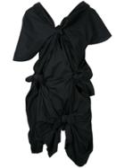 Comme Des Garçons Knot Shift Dress - Black