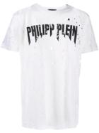Philipp Plein Destroyed T-shirt - White