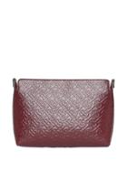 Burberry Medium Monogram Leather Clutch - Red