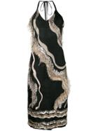 Taller Marmo Cami-styled Dress With Embellishments - Black